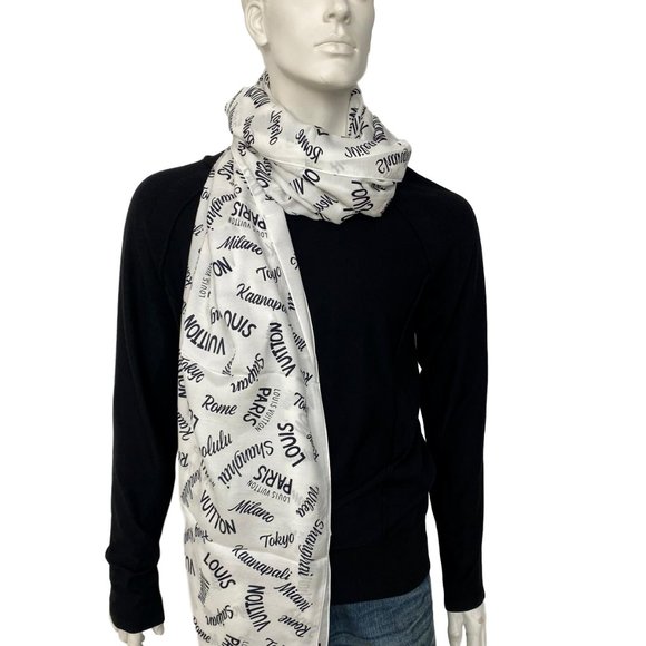 COPY - New Authentic Louis Vuitton Cities Scarf / Shawl - Picture 1 of 8